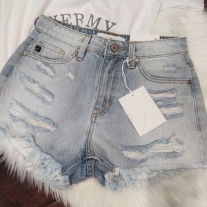 KanCan Shorts- Rainbow thread